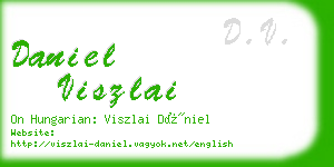 daniel viszlai business card